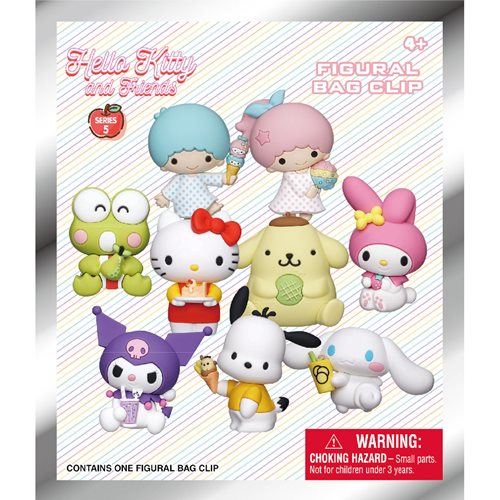 Hello Kitty and Friends Series 5 3D Foam Bag Clip