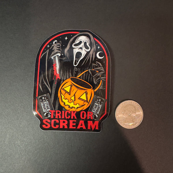 Trick or Scream sticker