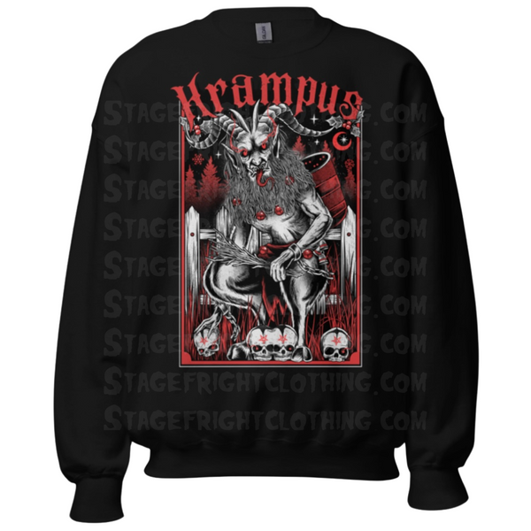 Krampus crewneck sweater - Stage Fright Clothing
