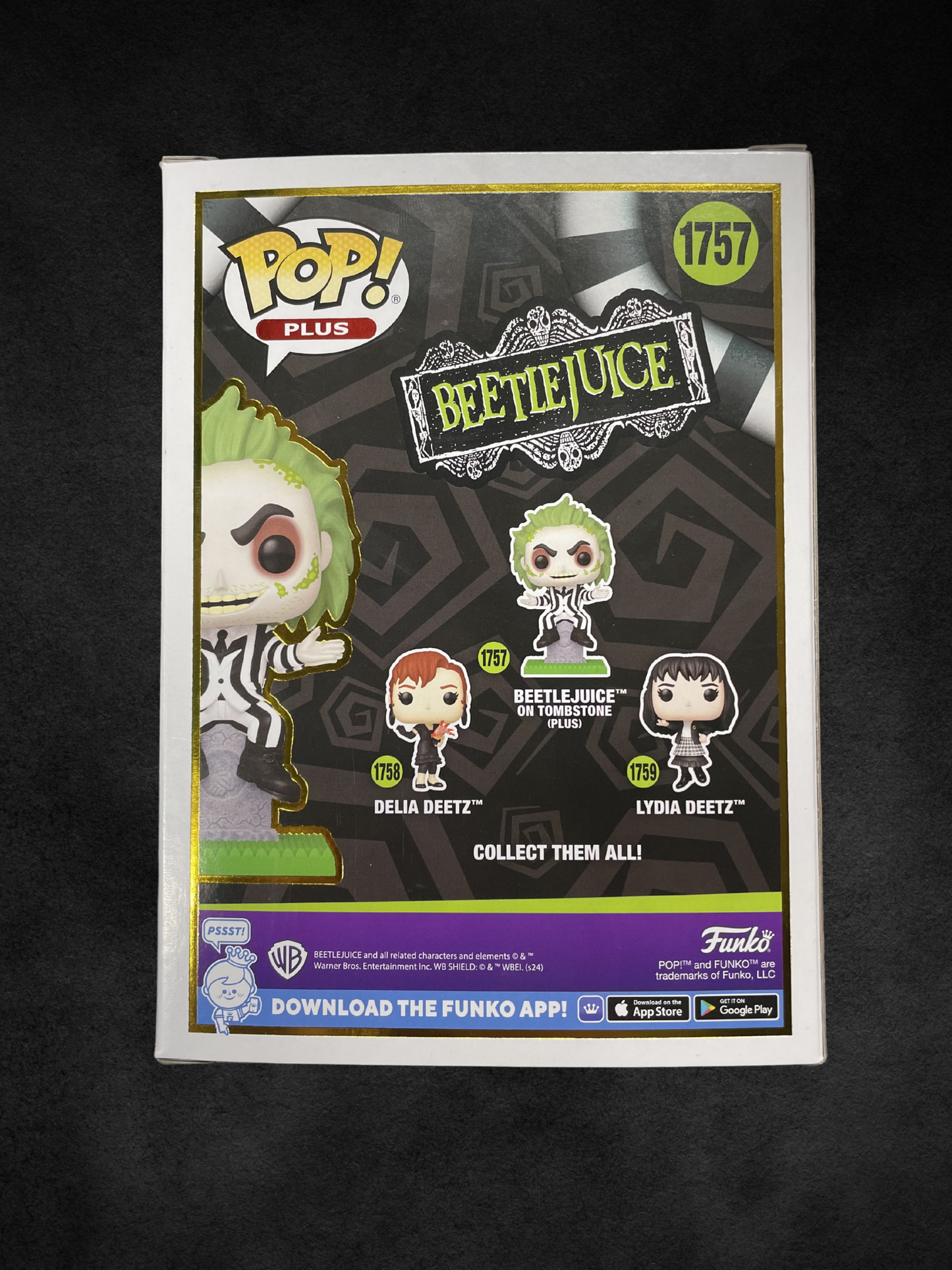 Beetlejuice on Tombstone - #1757 - Funko Pop! Plus