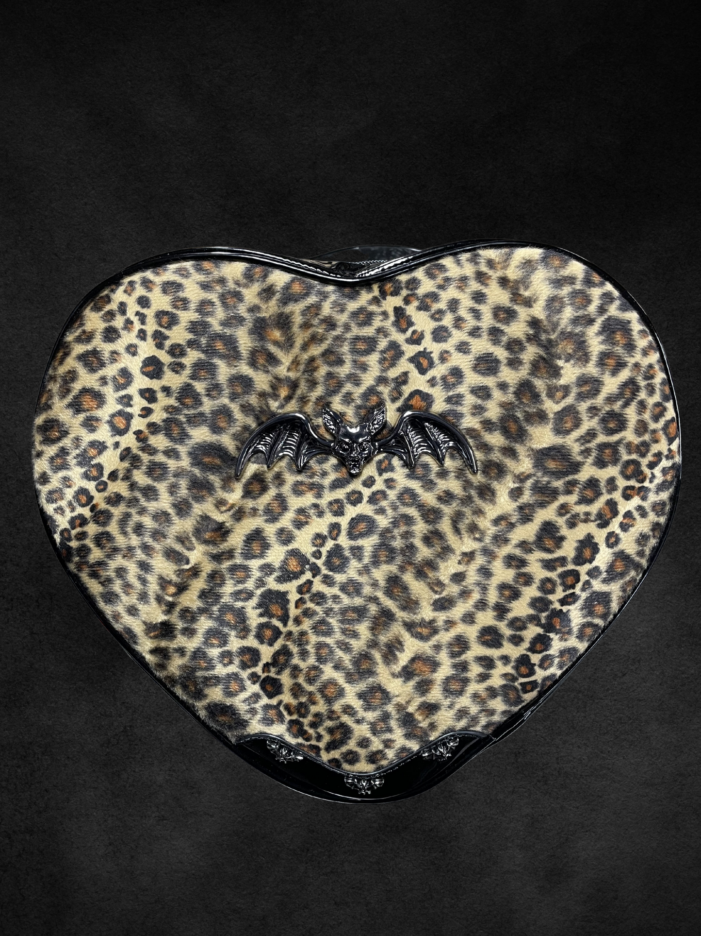 Leopard Rock Rebel Heart Shoulder Bag
