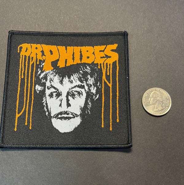 Dr Phibes iron on patch - Stage Fright Clothing