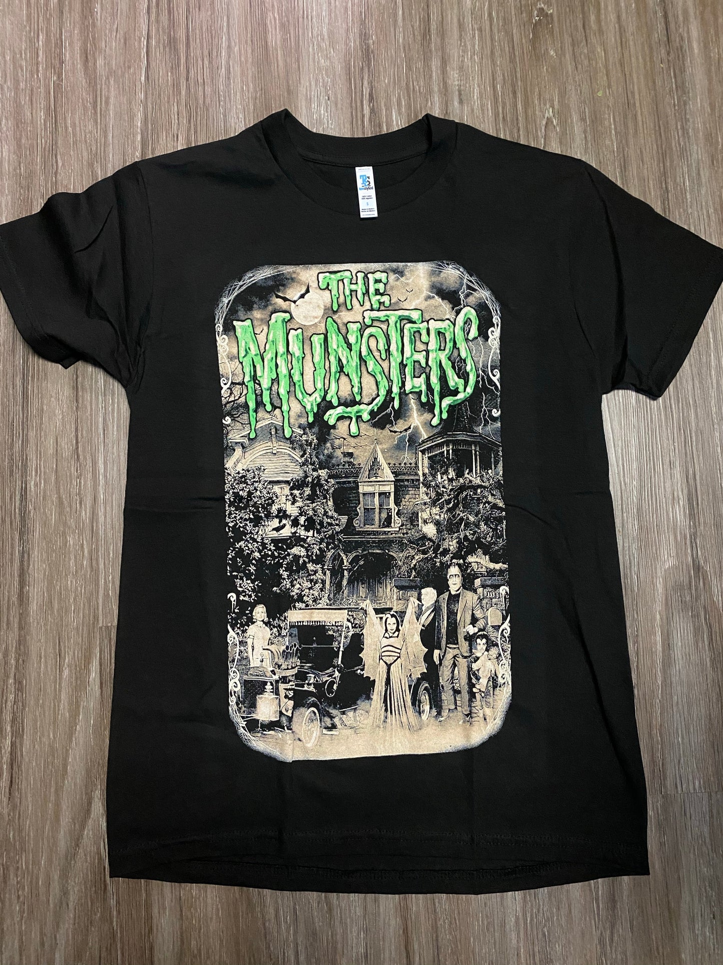 The Munsters Green Logo shirt - Stage Fright Clothing