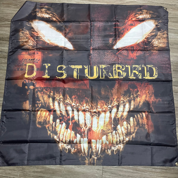Large Disturbed fabric flag - Stage Fright Clothing