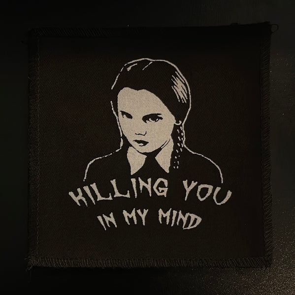 Wednesday Addams sew on patch - Stage Fright Clothing