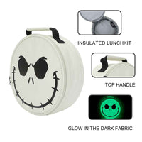 NIGHTMARE BEFORE CHRISTMAS JACK GLOW IN THE DARK LUNCH TOTE - Stage Fright Clothing