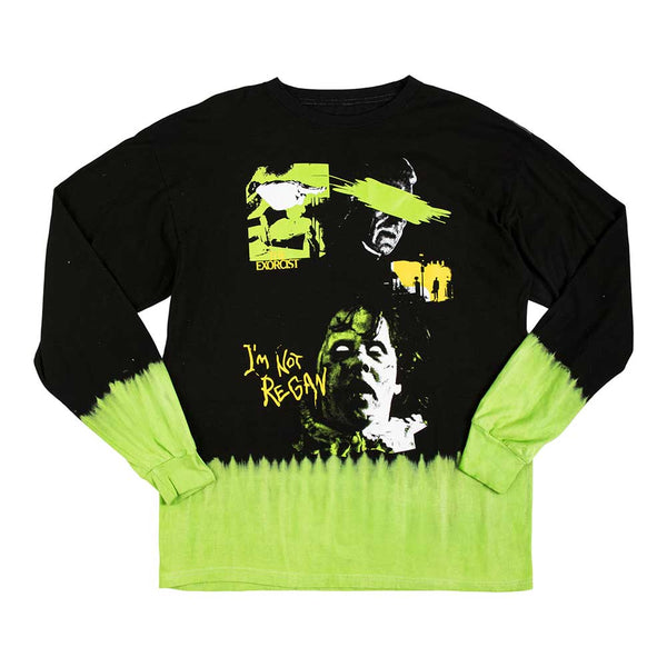 THE EXORCIST DIP DYED LONG SLEEVE SHIRT - Stage Fright Clothing