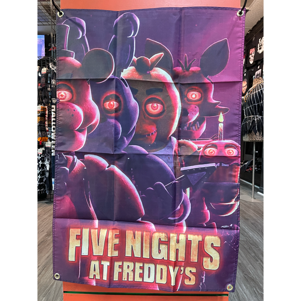 Small Five Nights At Freddys fabric flag