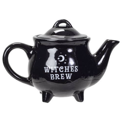 14079 Witches Brew Black Teapot