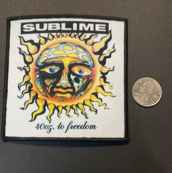 Sublime sew on patch - Stage Fright Clothing
