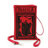 Dracula Book Cross Body Bag - Red