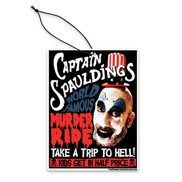 VANILLA Captain Spaulding's Murder Ride Air Freshener