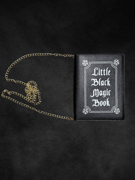 Little Black Magic Book Handbag