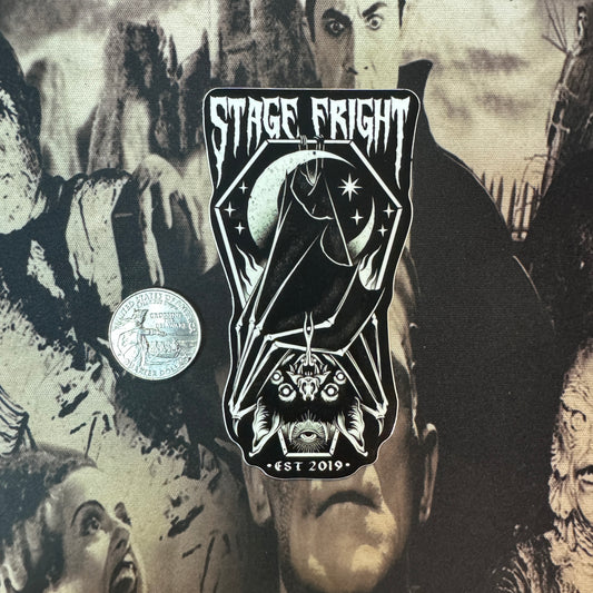 Stage Fright Bat Sticker