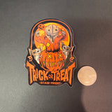 Trick or treat sticker