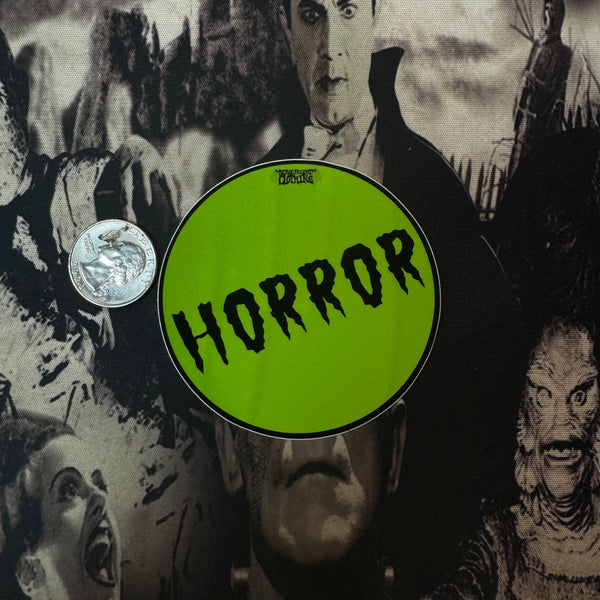 Stage Fright Horror Sticker