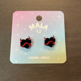 Shop Mala Devil Heart Stud Earrings