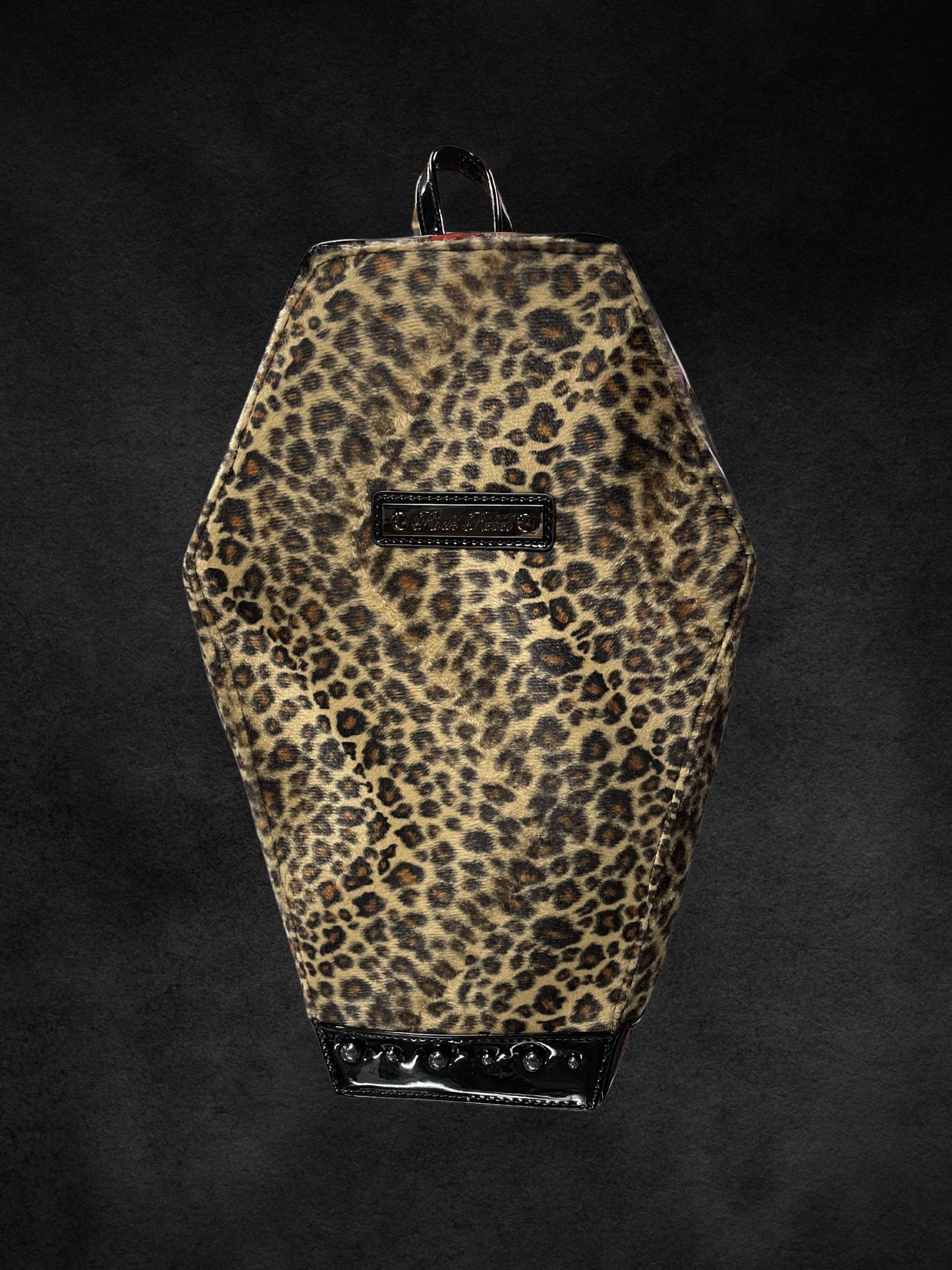 Damask Leopard Coffin Rock Rebel Backpack