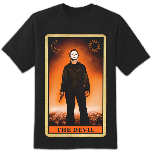 ROCK REBEL  Michael Myers Tarot Card Men's T-Shirt