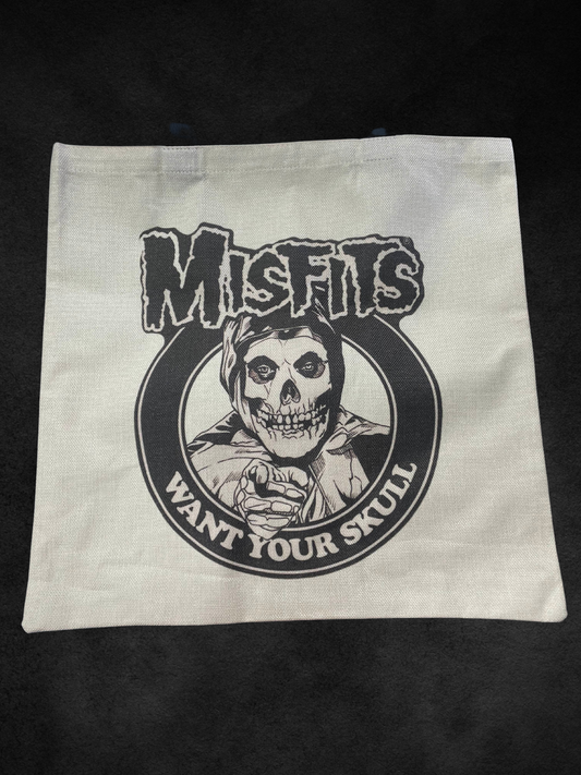 The Misfits Want Your Skull Tote Bag