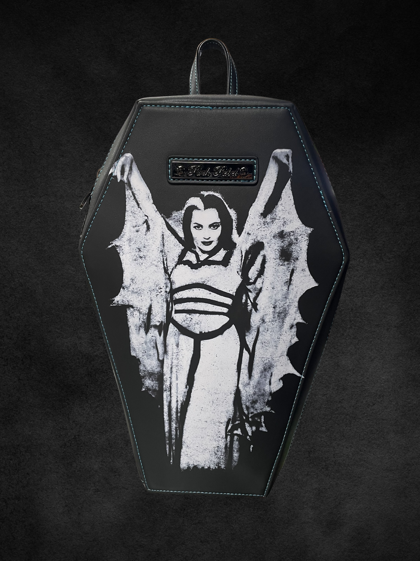 Lily Munster Coffin Rock Rebel Backpack