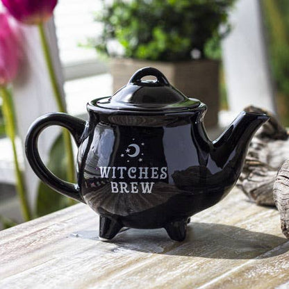 14079 Witches Brew Black Teapot