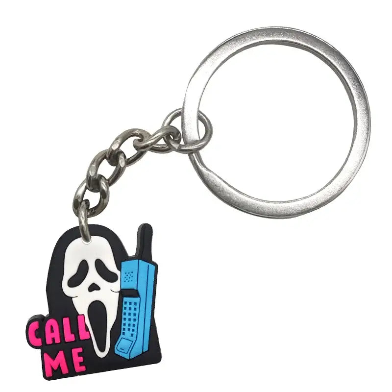 Horror Keychain - Ghostface "Call Me" / Scream movie