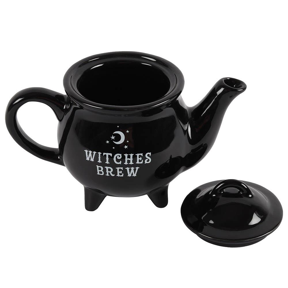 14079 Witches Brew Black Teapot