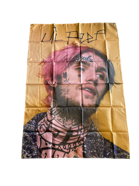 Lil peep fabric flag