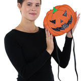 Two Faced Jack O Lantern Cross Body Bag. - Stage Fright Clothing