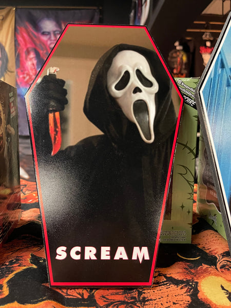 Scream coffin poster board