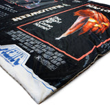 Halloween VHS throw blanket