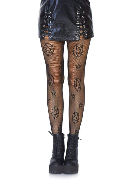 Occult Net Tights - Stage Fright Clothing