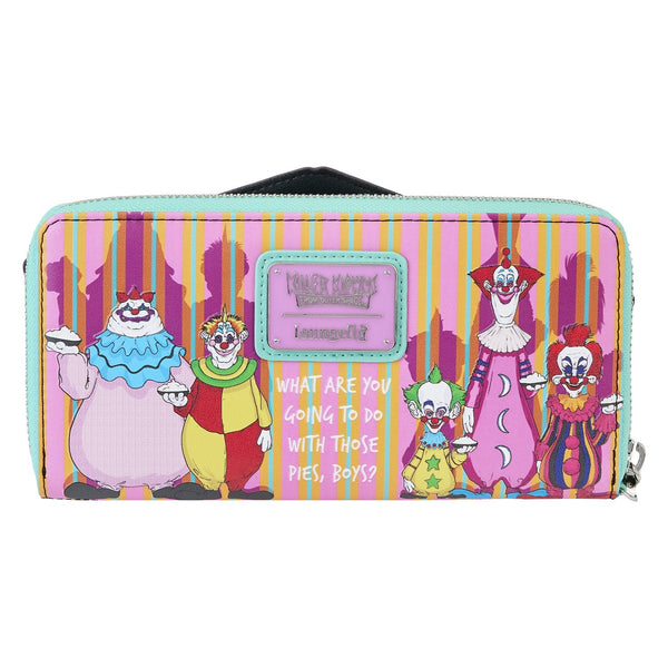 Loungefly Killer Klowns From Outer Space Zip-Around Wristlet
