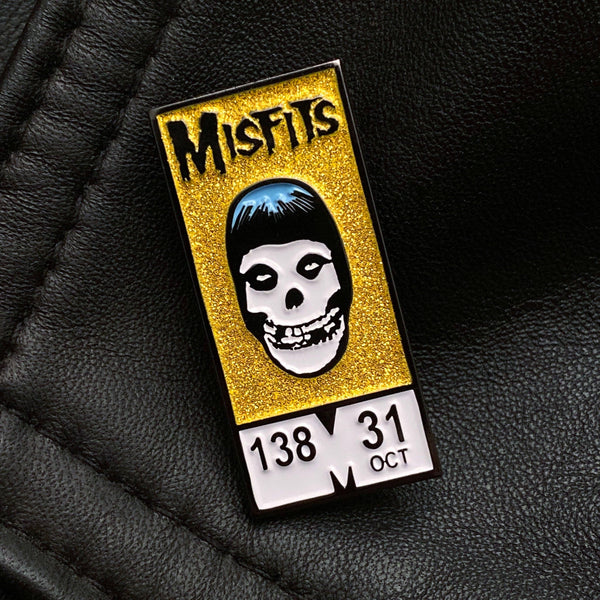 Misfits Corner Box (Gold Glitter Edition) Pin