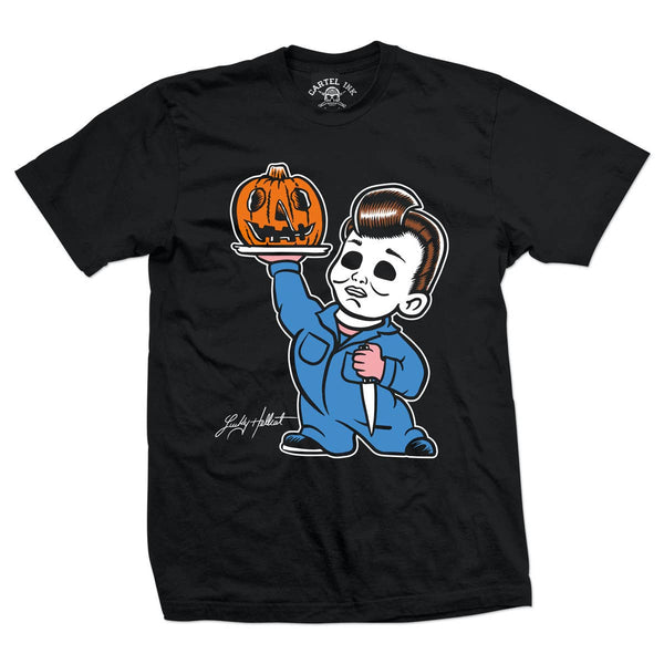 Lucky Hellcat Halloween Michael Men's T-Shirt
