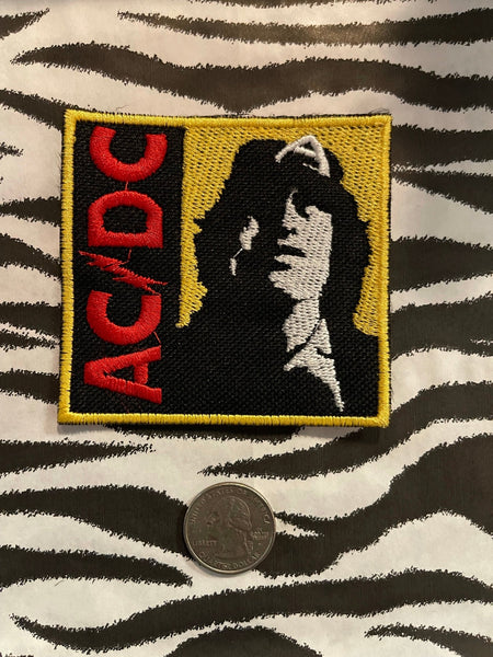 AC/DC iron on patch - Stage Fright Clothing