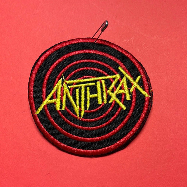 Anthrax iron on patch - Stage Fright Clothing