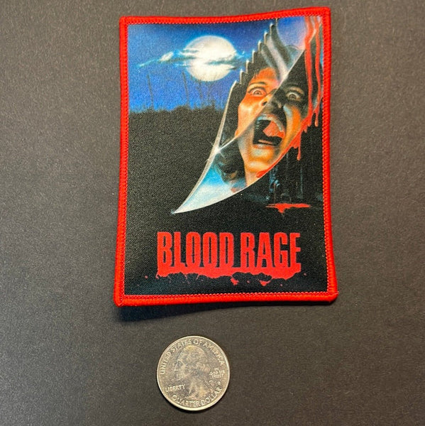 Blood rage iron on patch - Stage Fright Clothing