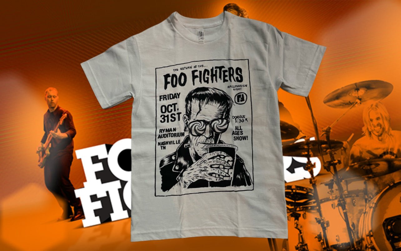 Foo Fighters Frankenstein shirt - Stage Fright Clothing