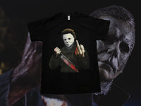 Michael Myers Middle Finger shirt - Stage Fright Clothing