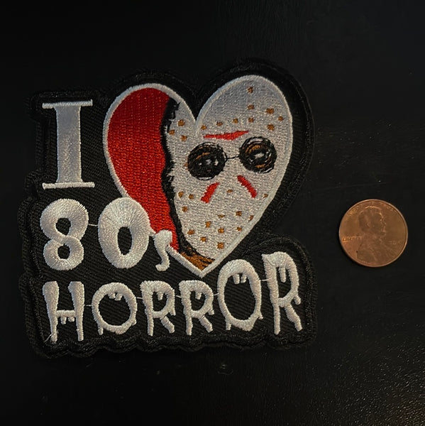 I love 80’s horror Iron on patch