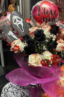 12 ROSES VALLOWEEN FLORAL VASES (PICK UP ONLY IN STORE) - Stage Fright Clothing