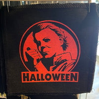 Red Halloween Michael Myers sew on patch