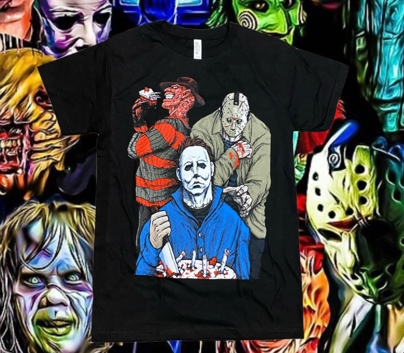 Birthday Cake Slashers shirt - Stage Fright Clothing