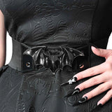 Kreepsville Elastic Waist Belt Bat Black