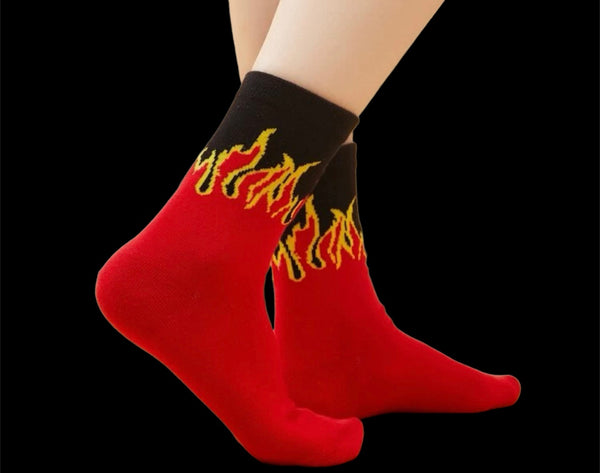 Flames socks