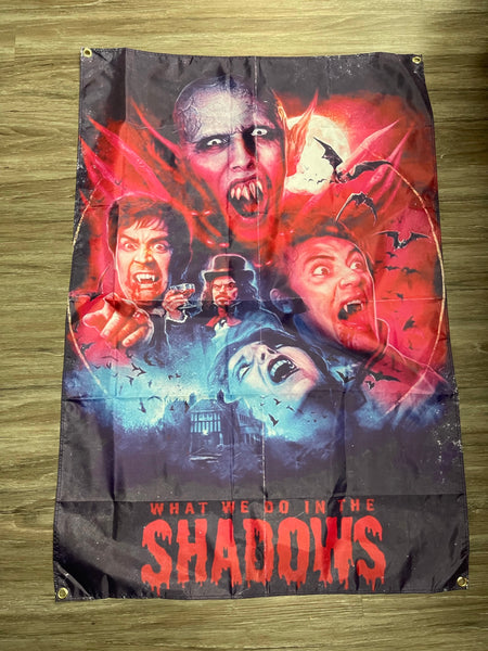 What we do in the shadows fabric flag