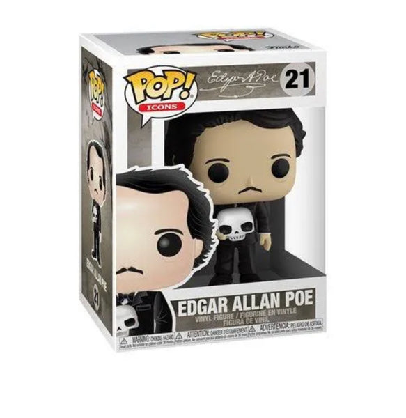 Funko Pop! Edgar Allan Poe with Skull vinyl figure